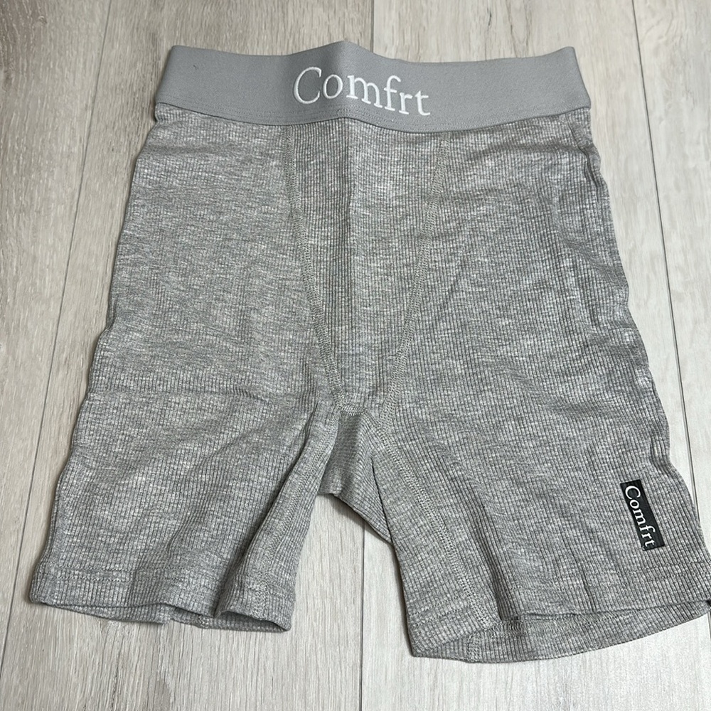 Comfrt Ribbed Contour Boxer Slate‎ XS New With Tags - Picture 7 of 7